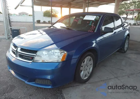 2014 Dodge Avenger Se from USA, damaged, VIN 1C3CDZAG1EN132989